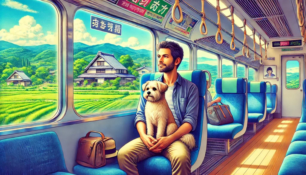 travelling with pets through train